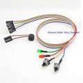 Computer Motherboard ATX Power Reset Switch HDD LED Bundle Cable Bios Beep Code Speaker Universal. 