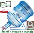 19 L Water Bottle Stand + Nozzle + Handle for 19 Liter Water Bottles, Pani Ki Botal ka stand+Nozzle+Handle - Water Bottel Stand & Nozzle & Handle. 