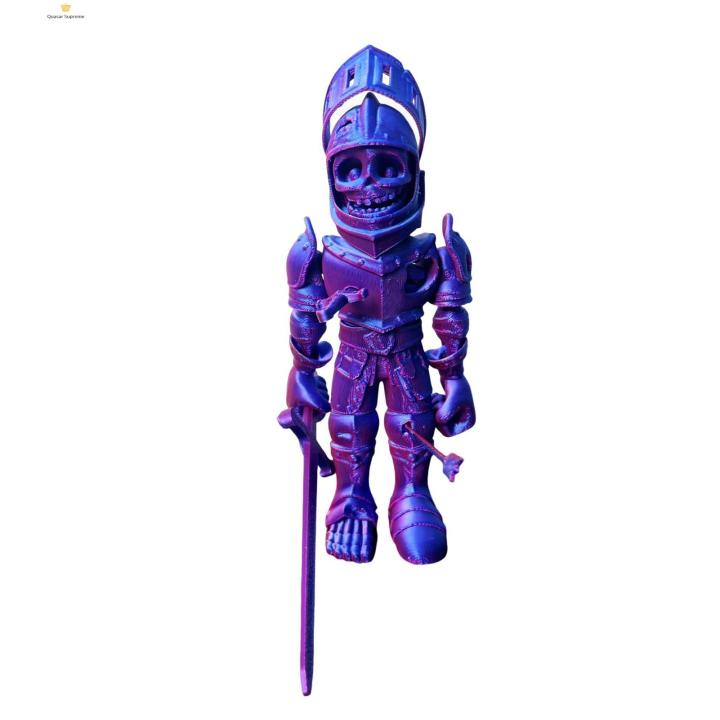 Quasar Halloween Skeleton Figurine Poseable Skeleton Knight Figurine Halloween Decor Warrior Model Toy Desktop Ornament Posable Skeleton Toy