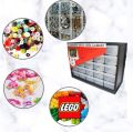 Cabinet 25 Plastic Drawer Box , Jewelry Box,Stationary Box, Medicine Box Wall-mounted Component Box electronic components Storage Tool Box. 