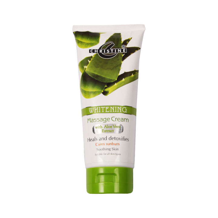 Christine%20Whitening%20MassageCream%20Tube%20(Aloe%20Vera%20Extracts)%20-%20Image%202
