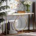 Priti Modern Ring Console Table | Hallway Console Table | Entryway Console Table | Lobby Console Table | Sofa Side Table. 