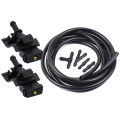 2x Front Windshield Wiper Washer Spray Jet Nozzle For Toyota Corolla Altis Camry Auris Highlander Matrix 4Runner Avensis Lexus. 