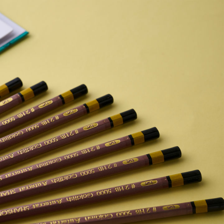 Goldfish%20Autocrat%2048%20Pcs%20Plastic%20Jar%20HB%20Pencils%20-%20Image%203