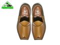 Peshawri chappal in Camel Color Triple Gear. 