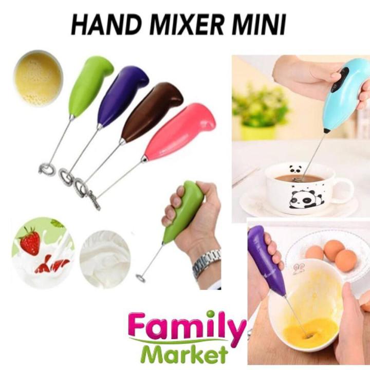 Handheld Electric Mini Coffee Beater Mini Electric Egg Beater Whisk Stirrer Milk Coffee Frother Mixer and Hand Blender Electric Mini Handle Coffee Milk and Egg Beater Mixer Multi Color