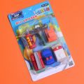 1 pack of transport / traffic erasers / fancy erasers / rubbers - stationery rubber for kids - girls and boys. 