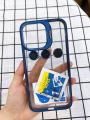 Luxury Fashion case for iphone 15 pro max Lens Metal Ring Transparent Phone Case For iPhone 15 Pro Max Camera Glass Stand Lens Protector Shockproof Cover [Natural Titanium]. 