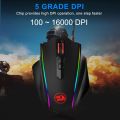 Redragon M686 Vampire Elit.e RGB USB 2.4G Wireless / Wired Gaming Mouse 16000 DPI Programmable Ergonomic. 