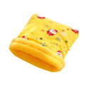 Hamster Sleep Pouch Keep Warm Thick Printing Pattern Small Pets Sleeping Pouch Bed Pet Supplies. 