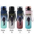 Jujutsu Kaisen Peripheral Cartoon Animation Water Bottle Sports Plastic Student Children Large Capacity 650ml Water Cup. 