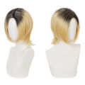 Anime Haikyuu Kenma Kozume Cosplay Wig Short Yellow Costume Play Wigs. 