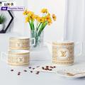 Ceramic teapot and cup set - teapot set for 2 persons - tea cup and kettle set Classy Design. 