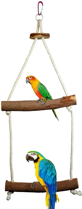 Bird%20Parrot%20Hanging%20Toy,%20Natural%20Wooden%20Perches%20Stand,%20Cotton%20Rope%20Hanging%20Toy,%20Best%20for%20Large%20and%20Medium%20Parrots%20and%20Birds%20-%20Image%202