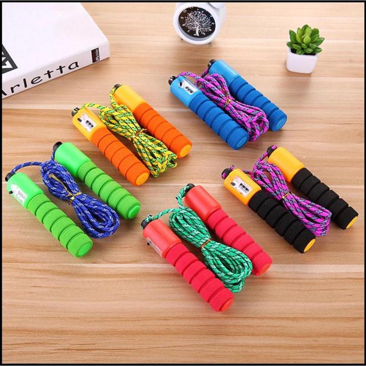 Imported Quality Anti Slip Handle Ropes Electronic Counting Skip Rope ...