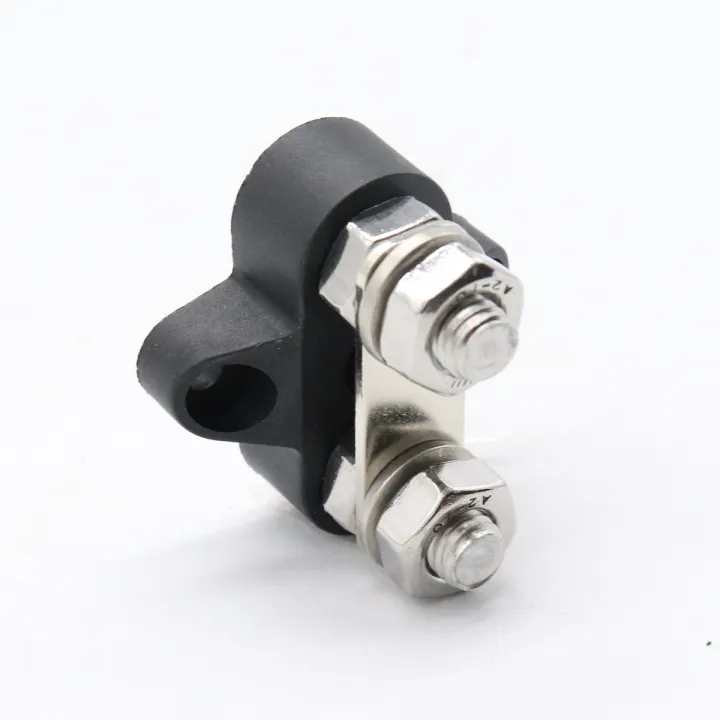 Motorcycle%20accessories%205/16"%20Bus%20Bar%20Terminal%20Junction%20Blocks%20Positive%20Power%20Distribution%20Studs%20Boat%20M8%20Black%20-%20Image%209