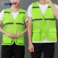 Vest Coat Hollow Out Men Women Summer Mesh Volunteer Waistcoat. 