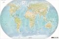 Detailed World Map Big Panaflex Poster Educational Chart 3x5 Feet. 