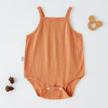 Summer Newborn Baby Rompers Clothes Cotton Children Boy Bodysuits Sleeveless Strap Baby Jumpsuit One-piece Toddler Girls Outfits. 