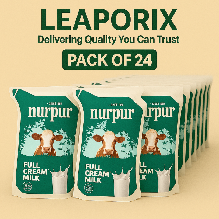 LEAPORIX MALL | Original UHT Milk 250ml (Pack of 24) | Long Life Tetra Pack | Ready to Drink Cow Milk for Daily Use  🔍 Keywords: UHT milk, 250m