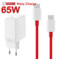 Oneplus 65W Wrap Charger Original Oneplus Charger 65W | Super Vooc Adapter + Cable PD Warp Charger for all One Plus Model| Oneplus 100% Orignel Charger 65W | Adapter With Wrap Charging Cable Best Charger For Oneplus Phones. 