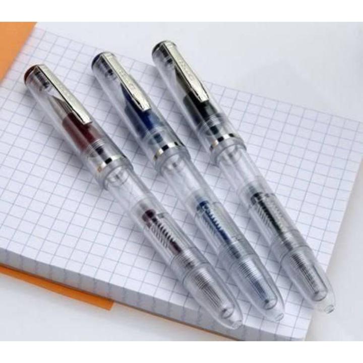 Dolar Transparent Fountain pens 717i 3 pcs