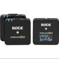 Rode Wireless GO II 2-Person Compact Digital Wireless Microphone System/Recorder (2.4 GHz, Black). 