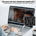 Computer Reference Keyboard  Word/Excel for PC Shortcut Sticker Adhesive For Windows PC Laptop Desktop. 