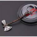 Avengers 4 Endgame Stormbreaker Keychain Cosplay Prop Accessories Metal Key Chain Keyring Thor. 