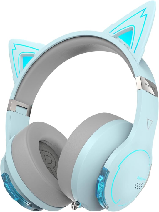 EDIFIER G5BT Cat by HECATE  Ear Wireless Gaming Headset Bluetooth 5.2,45ms Latency,40mm Driver Unit,ENC Dual Mic Multi-platform