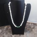 hand crafted necklace. 