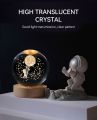 3D Crystal Ball Lamp - Moon Lamp - Night Light For Room - Solar System Ball - Moon Light - Home Decoration Items. 