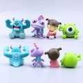 4Pcs University Monsters Inc Figures James P. Sullivan Anime Action Figure Michael Wozosky Randall Boggs Q Version Model Toys. 