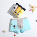 SMY Pack of 4 - New Arrive Cotton Boys Boxers Cute Cartoon Pattern Kids Panties Comfortable Children's Underwear 3-15 Yrs. 