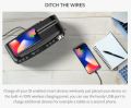 I-BOX Shuffle Bluetooth Hi-Fi Speakers Sound System Heavy Bass, CD player & FM radio, USB player, Aux-in, Wireless Charging 10W Stereo Surround Sound UK Imported. 