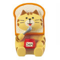 Livecity Miniature Cat Baking Version Decoration Compact Japanese Zakka Cat Figure for Home Decor. 