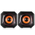 USB 2.0 Mobile Desktop Speakers. 