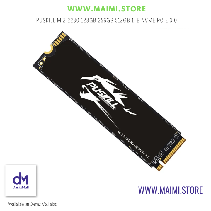 PUSKILL M.2 SSD 1TB 128GB 256GB 512GB PCIe 3.0 NVMe 2280 Internal Hard Disk For Laptop Desktop