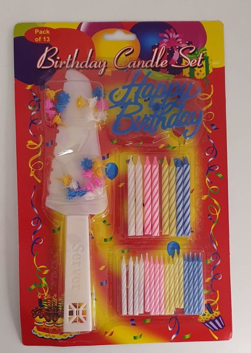 Birthday Candle/ Birthday Candle with Knife/ Birthday Topper with Candle/ Themed Birthday Candles