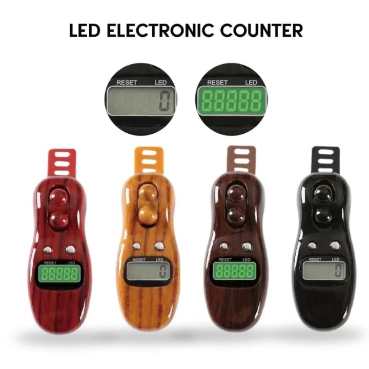 SXH5136 New Model 3003 Electric Ring Rosary Finger Tally Counter With Beep Sound Battery Replaceable LED Digital Tasbeeh