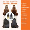 "DR MED Keratin "Professional Strength Hair Care Duo: Shampoo and Conditioner (Paraben free, sulphate free, salt free, silicon free ) 350mL each". 