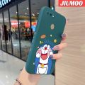 JIUMOO Case For OPPO A7 A5s A12 A12s A11K Case Lovely Robot Cat Pattern New Square Border Casing Soft Silica Gel Shockproof Phone Cases All Inclusive Camera Lens Protective Cover. 