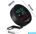 Motorcycle Bike Accessories Voltmeter time Clock Temperature And Voltage Display Table Waterproof. 