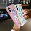 Chenyyka For vivo V17 V19 Neo V19(Indonesia) Case Cartoon Cute Bear Rabbit Luxury Plating Phone Cases Square Edge Pattern Design Plated Shell Camera Lens Shockproof Protection Cover. 
