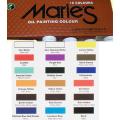Oil Painting Colours - 18 Colours Set. 