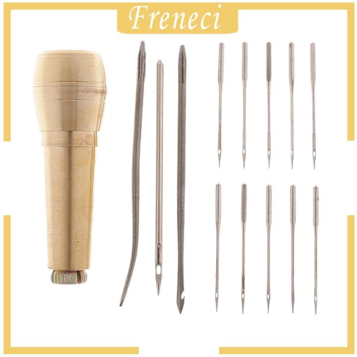 [FRENECI] 1 Set Sewing Shoe Repair Sewing Tool Needle Awl Leather Craft Boots Kit Tool