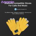 One-click Compatible Connection Gloves for Calls Music Bluetooth Winter Gloves Touch Screen Music Call Cycling Gloves Clear Sound Warm Gloves for Southeast Asian Buyers. 