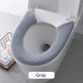 Bathroom Toilet Seat Thickened Toilet Washable Soft Warmer Mat Cover Pad Closestool Mat Seat Case Toilet Lid Accessories. 