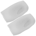 Height Increase Insole Invisible Heel Lift Pads Silicone Inserts Socks Reinforcer Non- Heightening Socks for Men 2cm White. 