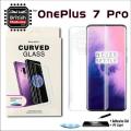 OnePlus 1+ 7Pro UV Tempered Glass Screen Protector Full Glue Nano Liquid Protective Film Original High Quality. 